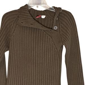 H&M Women's Brown Knit Sweater Size 10 Long Sleeve Divided by H&M
